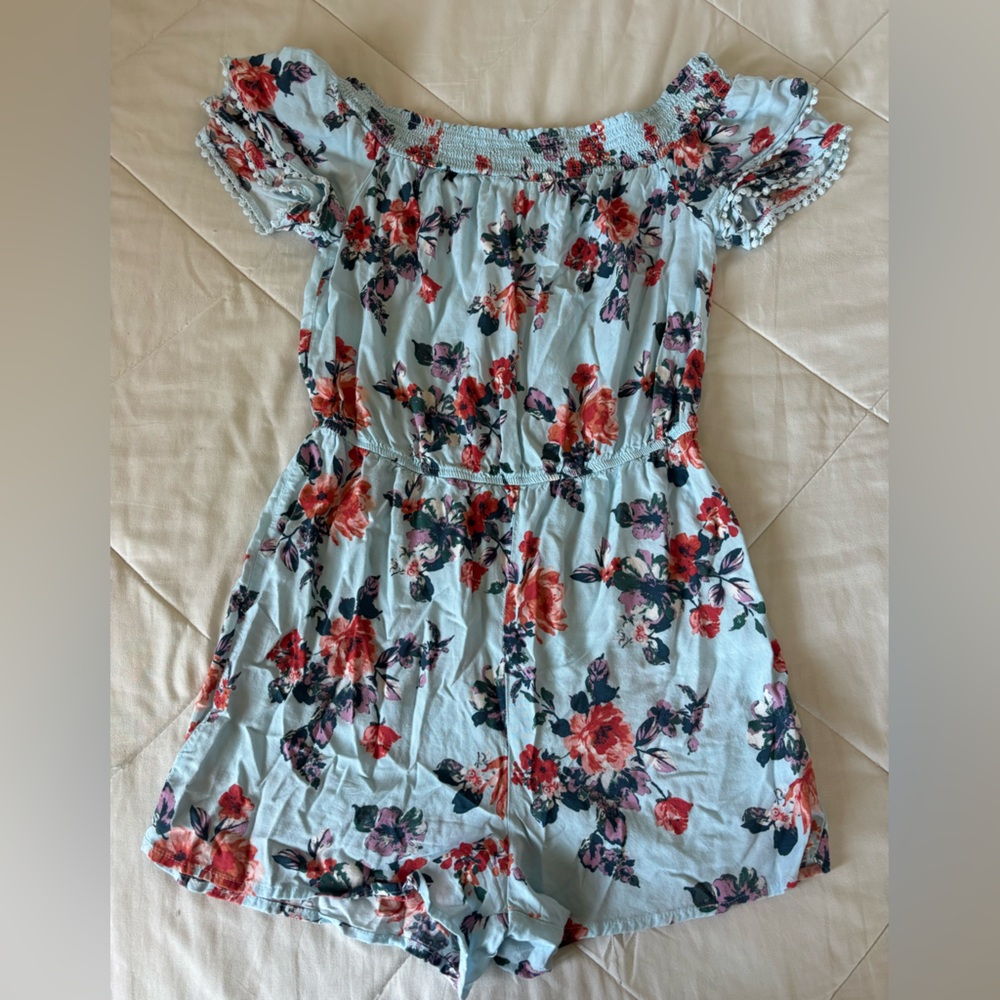 Floral Print Dress with Ruffled Sleeves